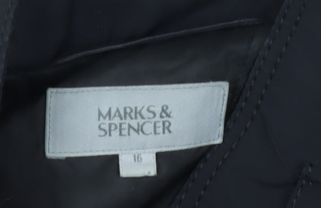 Marks & Spencer Black Women's Regular Fit Waistcoat