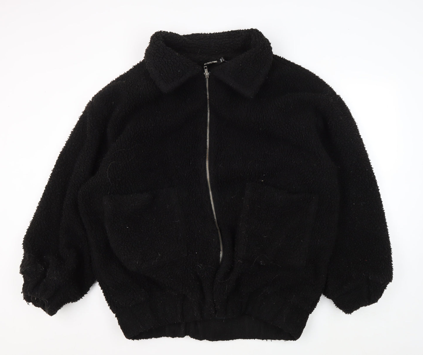 PrettyLittleThing Women's Black Jacket Size 12
