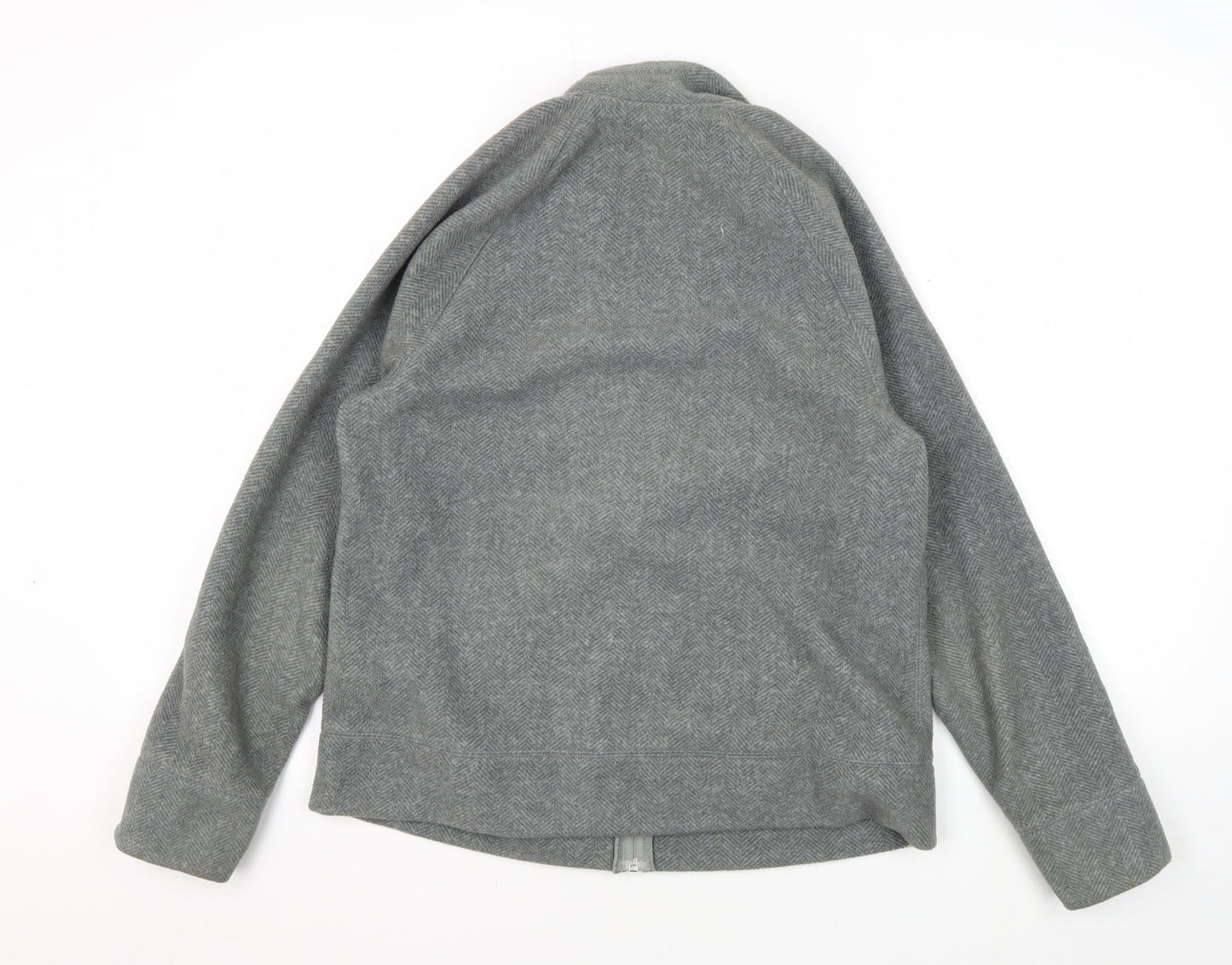 Marks and Spencer Women's Grey Herringbone Jacket Size 14
