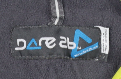 Close-up detail of Dare 2b girls’ green hooded jacket medium