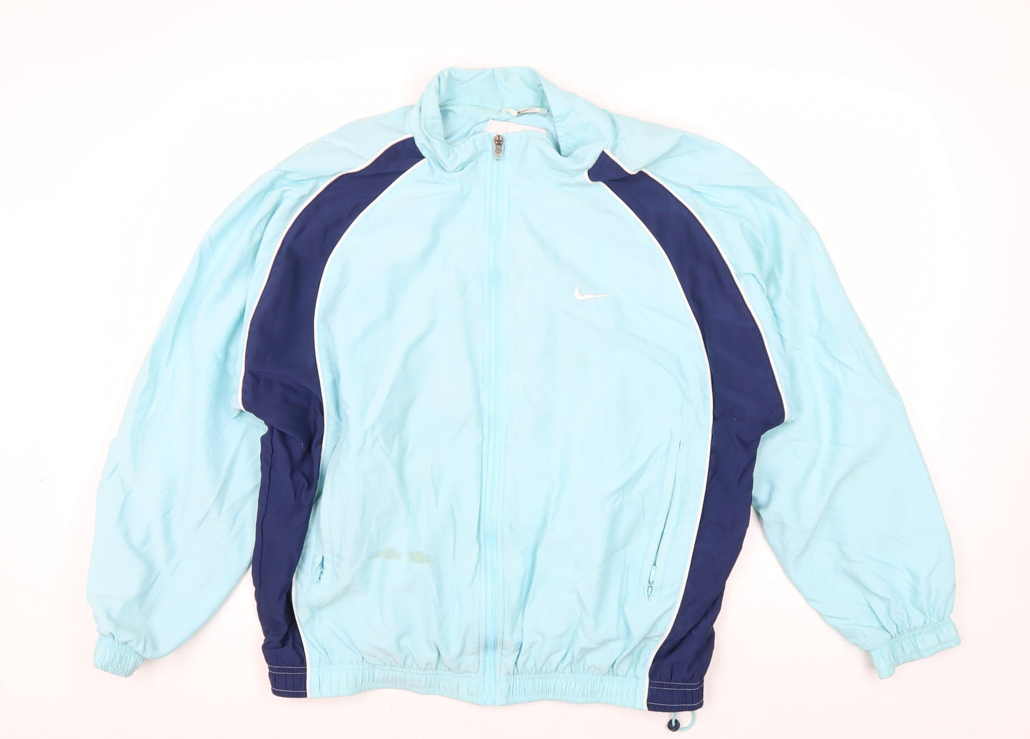 Nike Men's Blue Track Jacket Size L, Breathable