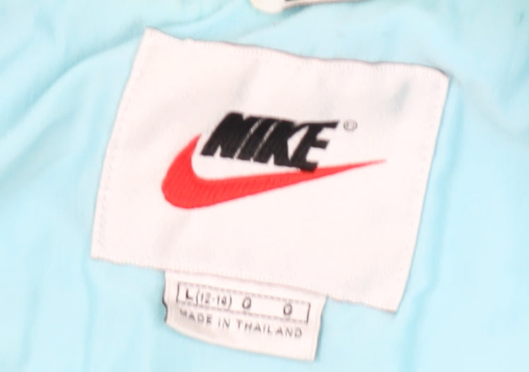 Nike Men's Blue Track Jacket Size L, Breathable