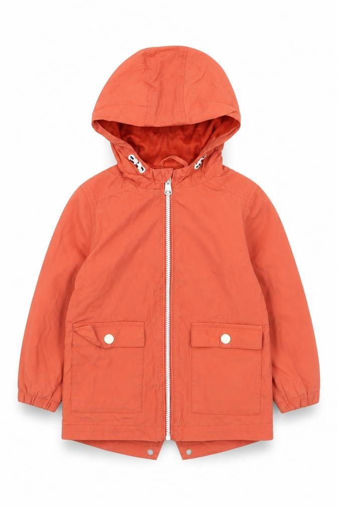 Marks & Spencer Boys Orange Hooded Jacket 2-3 Years