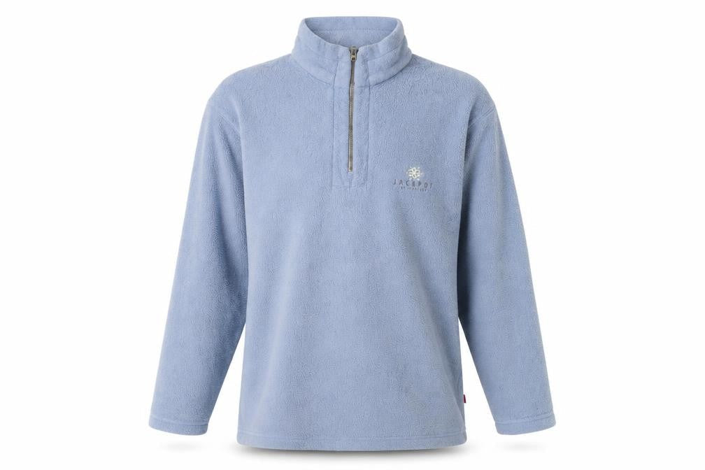 Jackpot Blue Unisex Fleece Sweatshirt with Logo S