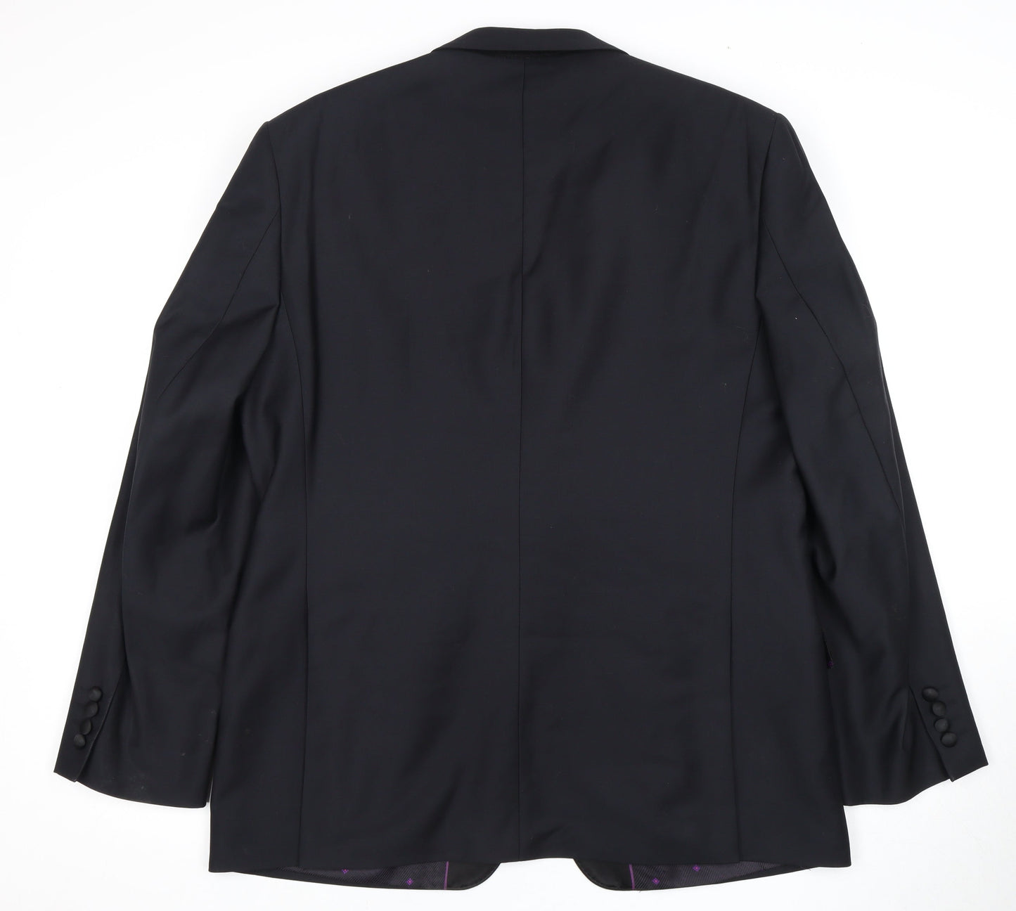 Daniel Hechter Men's Black Tuxedo Wool Blazer - Size 44R