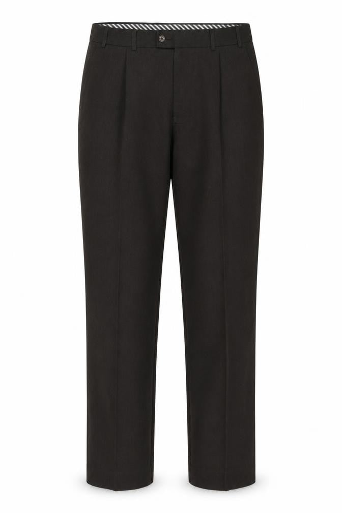 Thomas Nash Men's Black Dress Pants, Size 38, Formal
