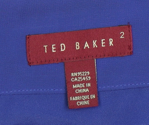 Ted Baker Women's Blue Pencil Skirt Size 10