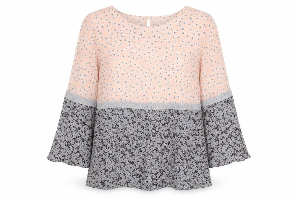 Warehouse Women's Multicoloured Floral Blouse UK 8
