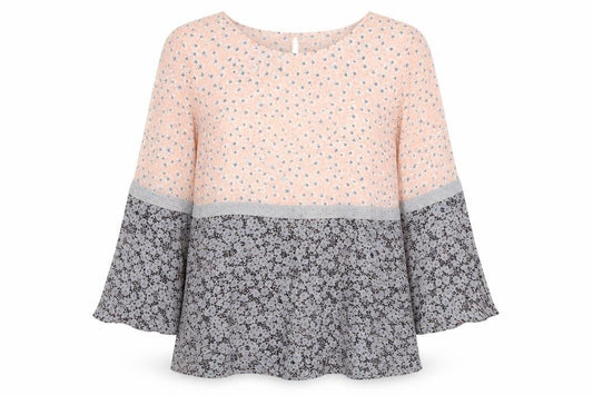 Warehouse Women's Multicoloured Floral Blouse UK 8