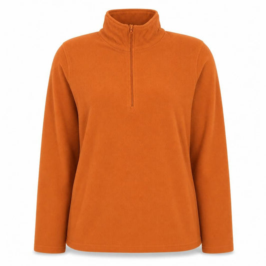 Mountain Warehouse Women's Orange Fleece Sweatshirt M