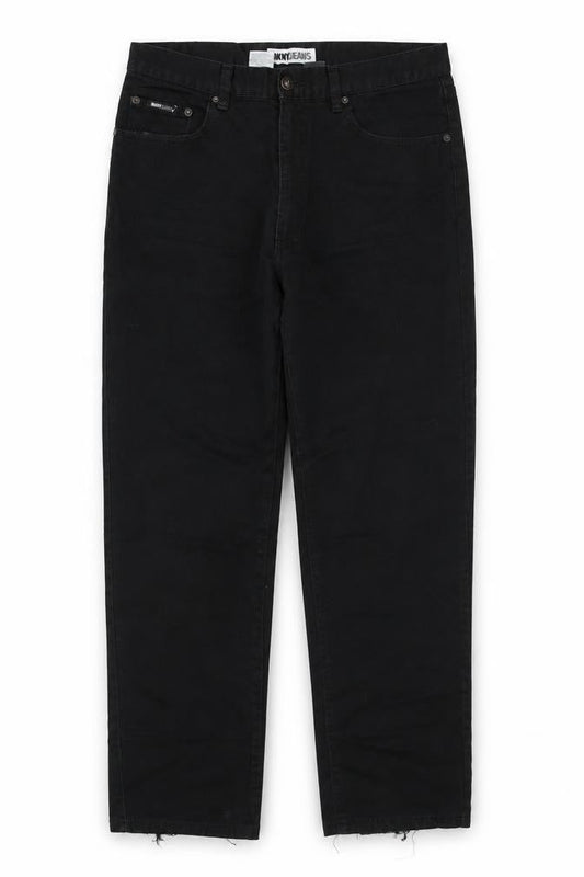 DKNY Men's Black Jeans Size 32 Cotton Denim