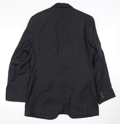Austin Reed Men's Black Blazer Jacket 38 Regular