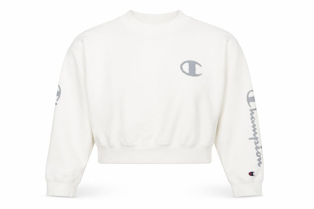 Champion Women's Ivory Pullover Sweatshirt M