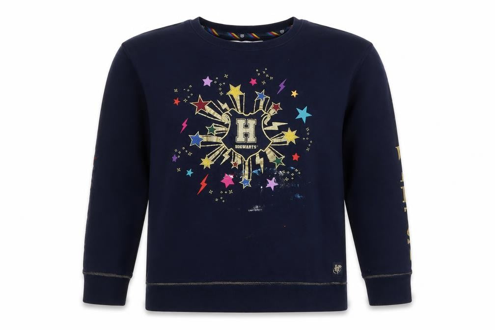 Marks & Spencer Girls Harry Potter Blue Pullover Sweatshirt 2XS