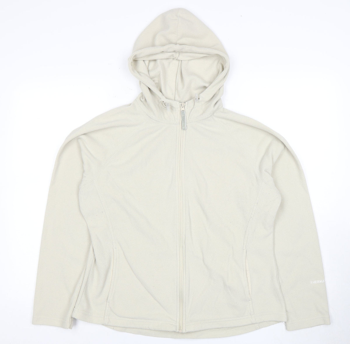 Peter Storm Women's Beige Full Zip Hooded Jacket Size 16
