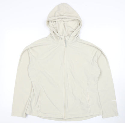 Peter Storm Women's Beige Full Zip Hooded Jacket Size 16