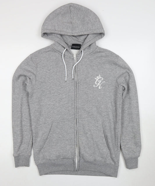 Gym King Men's Grey Full Zip Hoodie S