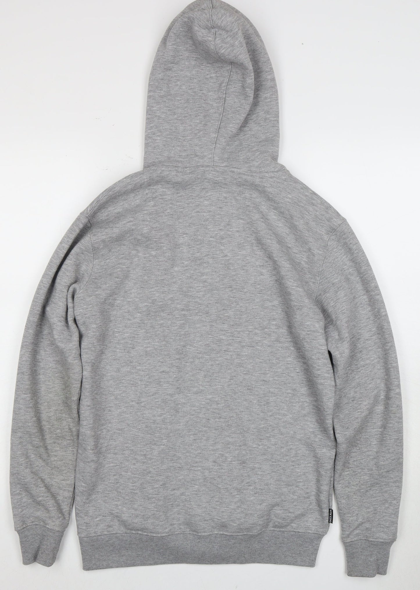 Gym King Men's Grey Full Zip Hoodie S