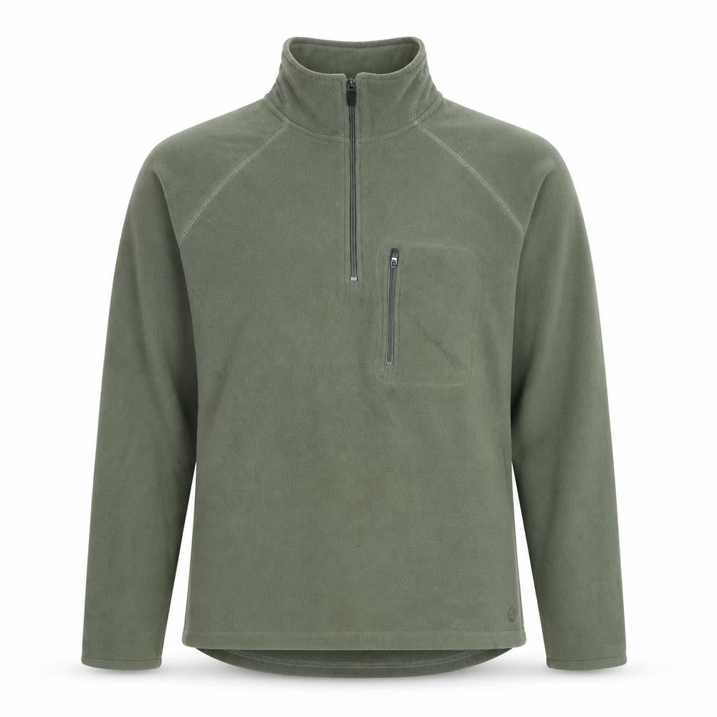 Peter Storm Men's Green 1/4 Zip Fleece Sweatshirt S