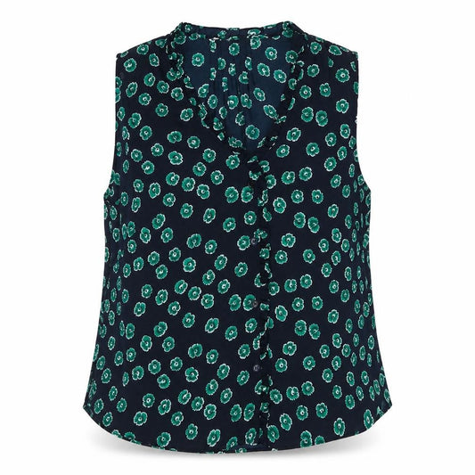 Whistles Women’s Floral Blouse, UK 14, Sleeveless