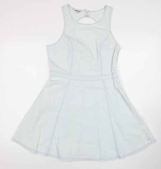 SoulCalCo Women's Blue Fit & Flare Dress Size 12
