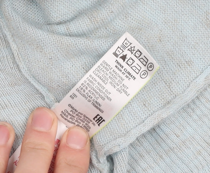 Marks and Spencer Women's Blue Cardigan XL