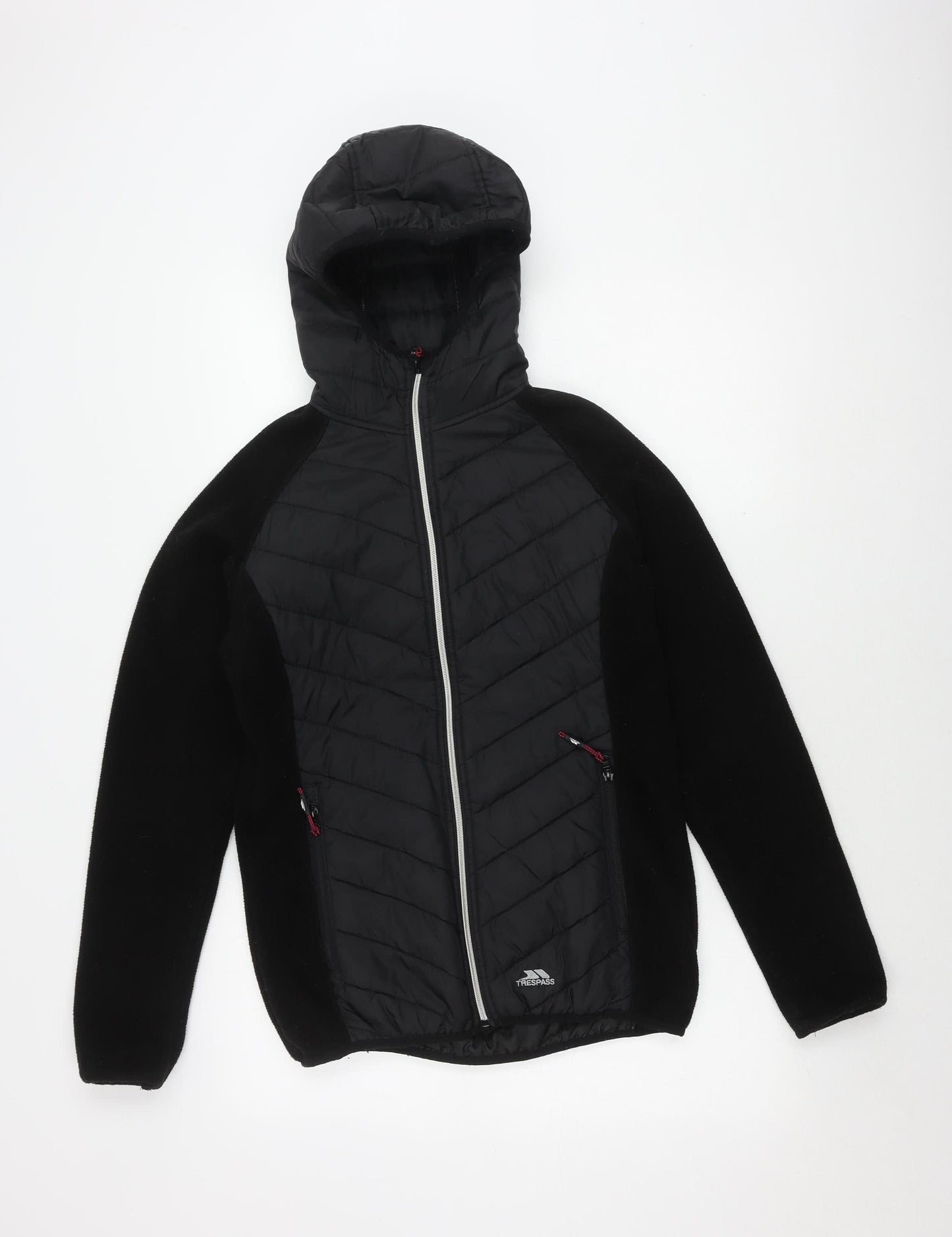 Trespass Women's Black Puffer Jacket, Size M