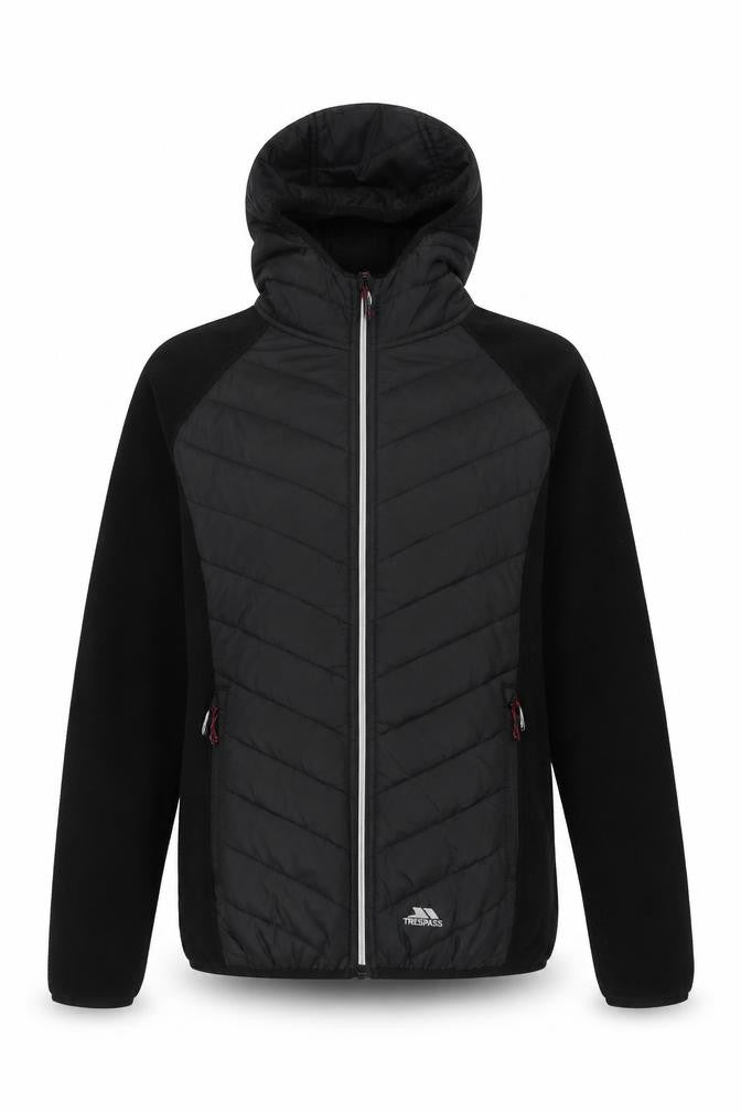 Trespass Women's Black Puffer Jacket, Size M