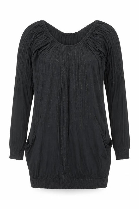 All Saints Women Black Bodycon Dress Size 8 Long Sleeve