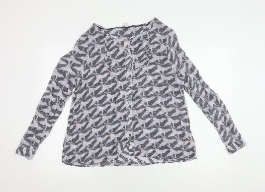 White Stuff Women's Multicoloured Floral Blouse, Size 10