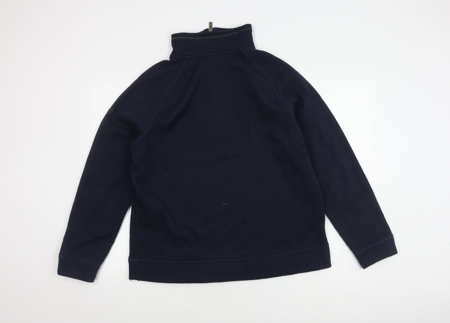 Craghoppers Men's Blue Full Zip Jumper L