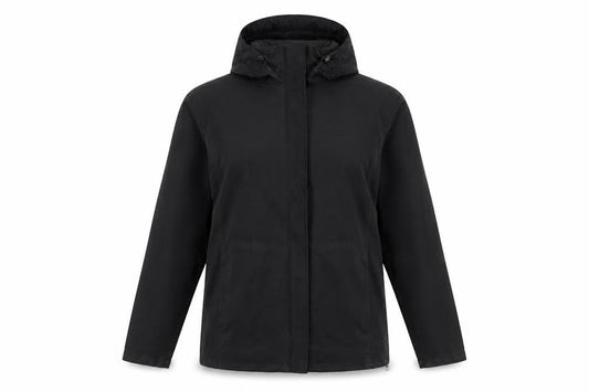 Peter Storm Women's Black Hooded Waterproof Jacket Size 12