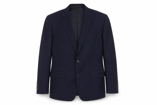 Jaeger Men's Blue Wool Blazer, Size 40R Formal Wear