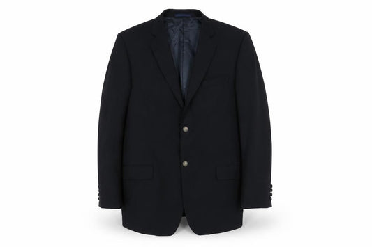 Moss Blue Men's Blazer, Size 42, Formal Two-Button