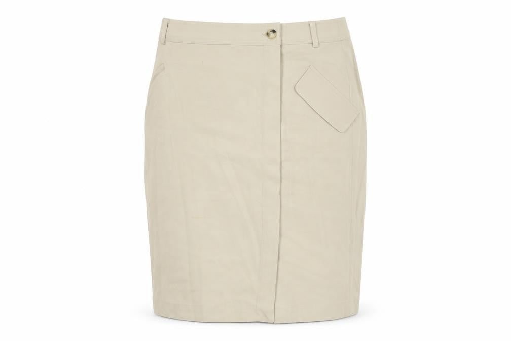 Banana Republic Beige Pencil Skirt, Size 12, Women's Casual