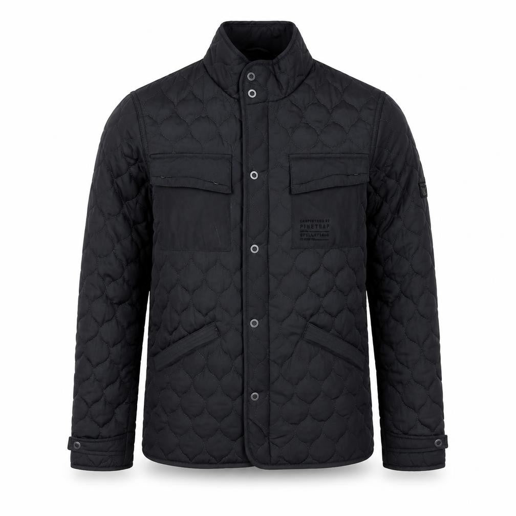 Firetrap Men's Black Quilted Jacket S Casual