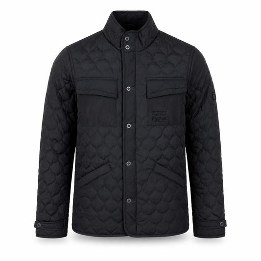 Firetrap Men's Black Quilted Jacket S Casual