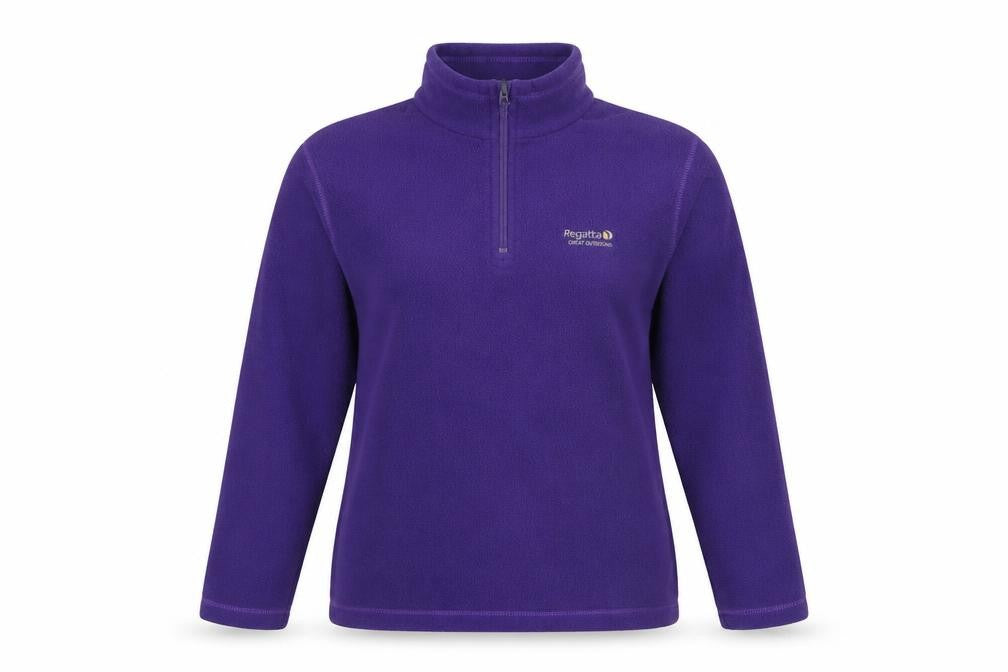 Regatta Women's Purple Fleece Sweatshirt Size 10