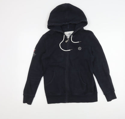 Additional front view of Henri Lloyd Women’s Black Hooded Jacket S