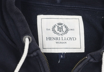 Brand and care label for Henri Lloyd Women’s Black Hooded Jacket S
