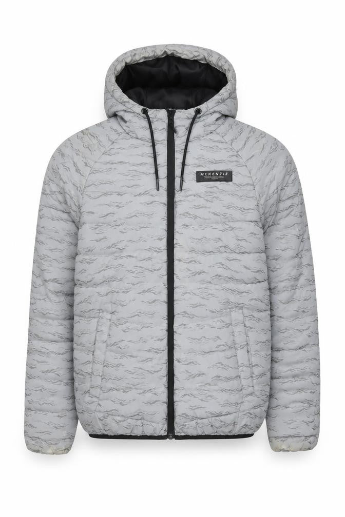 McKenzie Men's Grey Puffer Jacket S