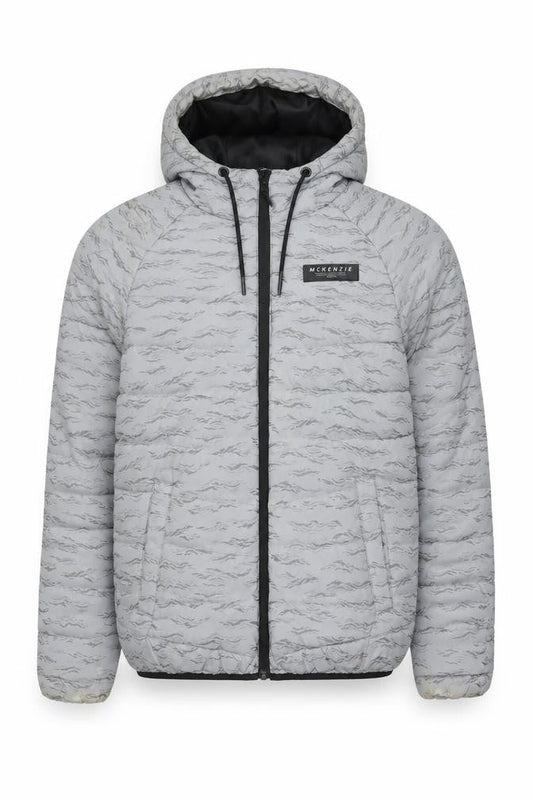 McKenzie Men's Grey Puffer Jacket S