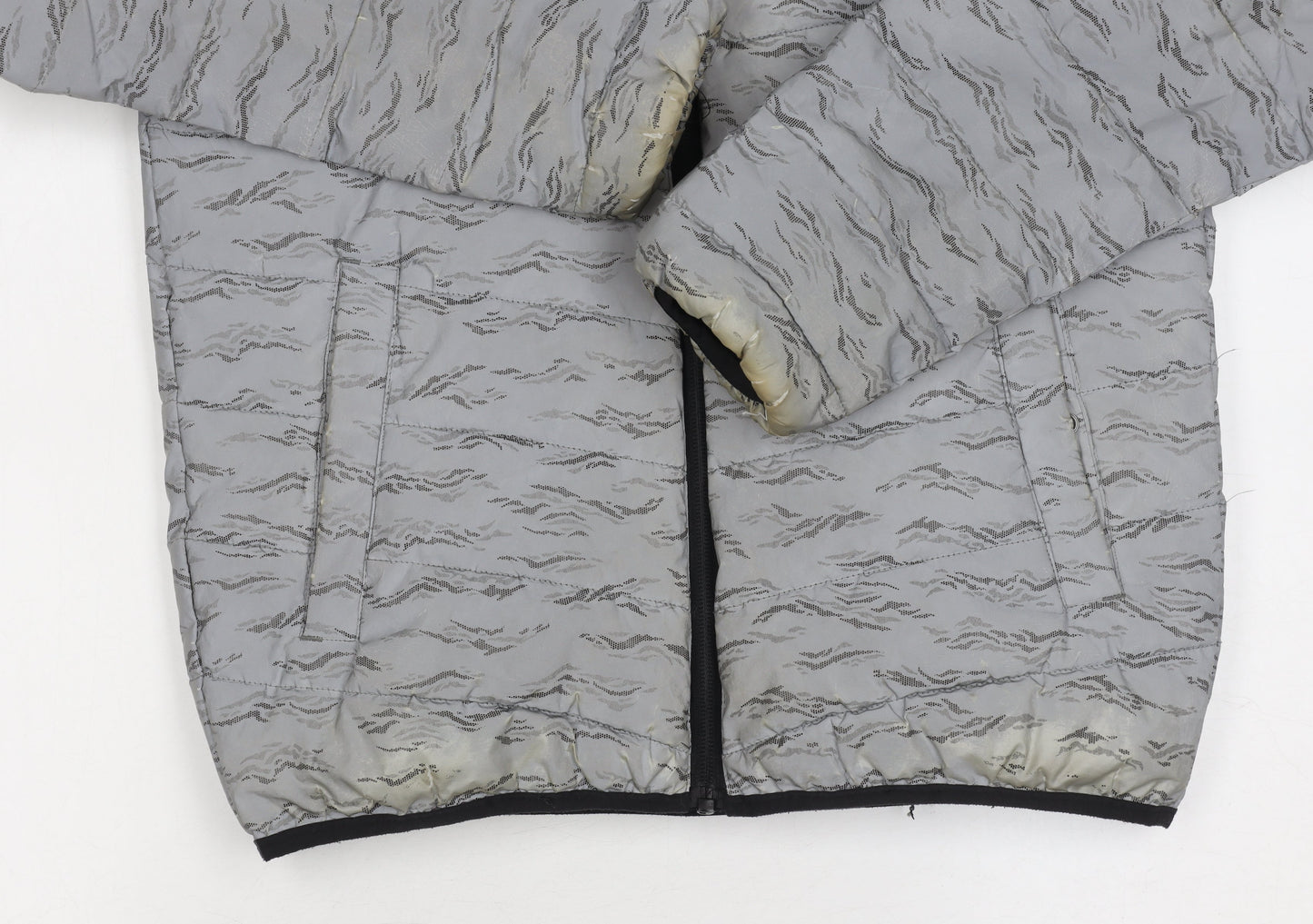 McKenzie Men's Grey Puffer Jacket S