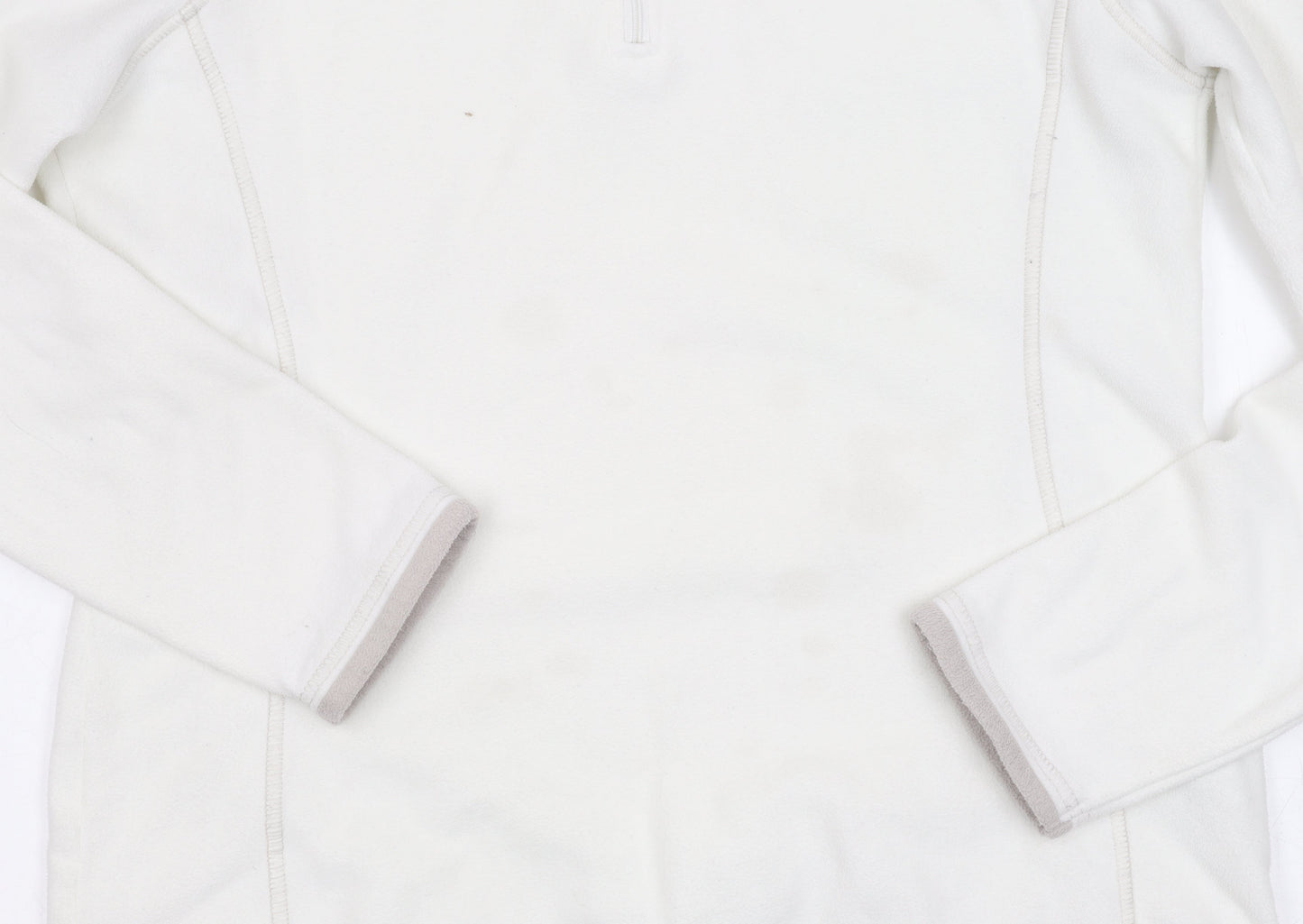 Mountain Warehouse Women's White Fleece Sweatshirt Size 12