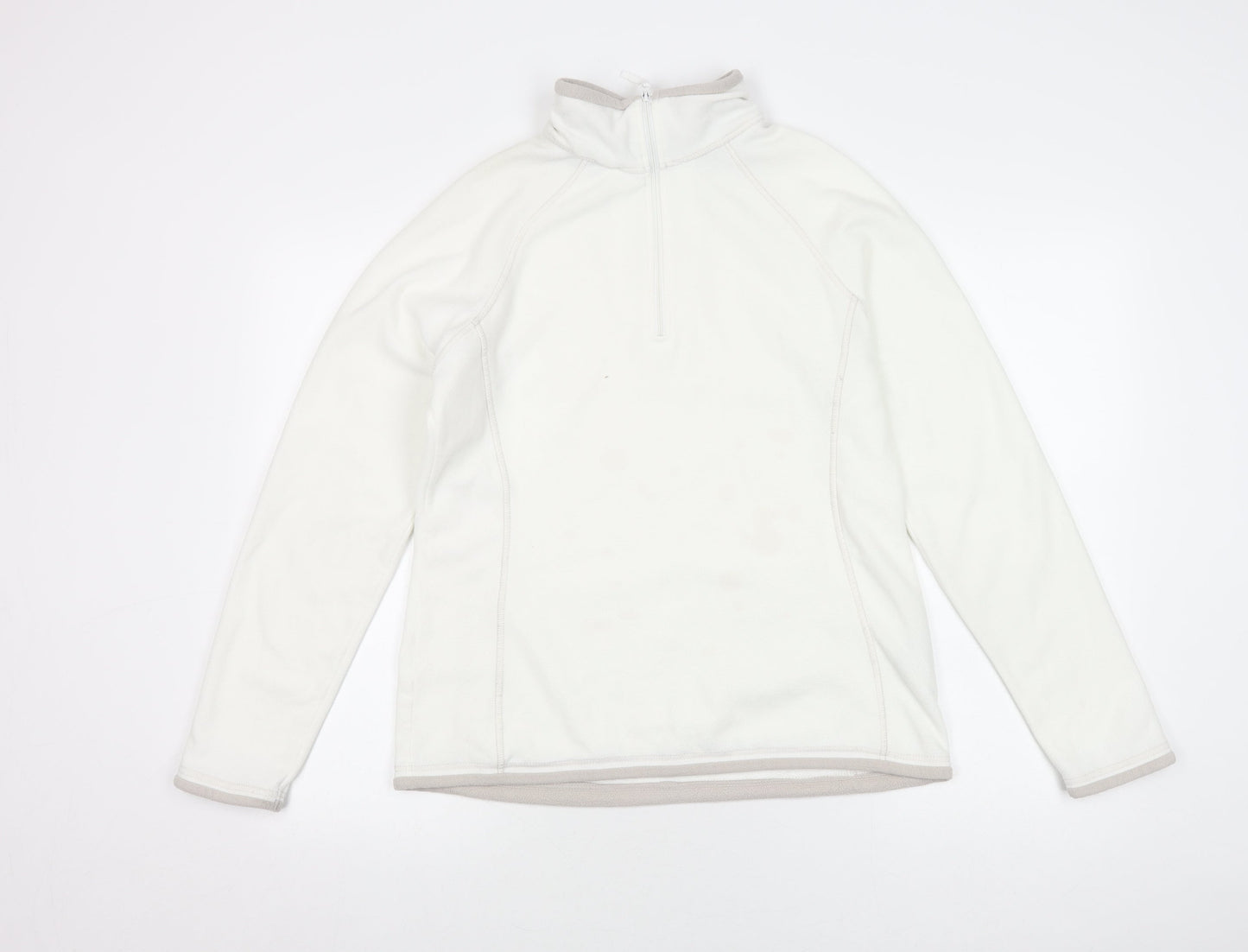 Mountain Warehouse Women's White Fleece Sweatshirt Size 12