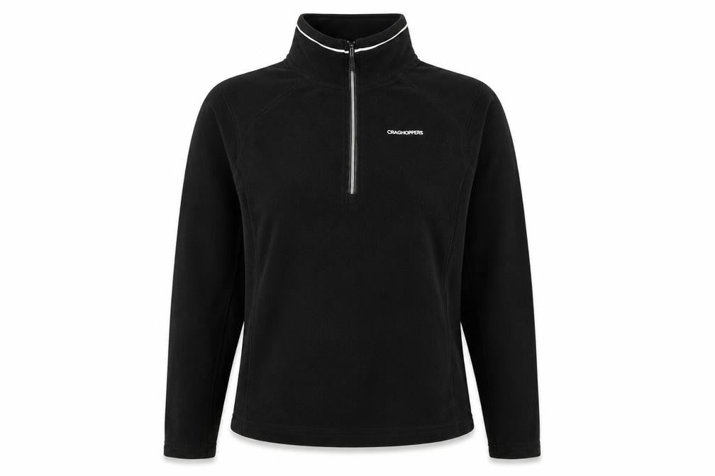 Craghoppers Unisex Black Pullover Fleece Sweatshirt, Size 20