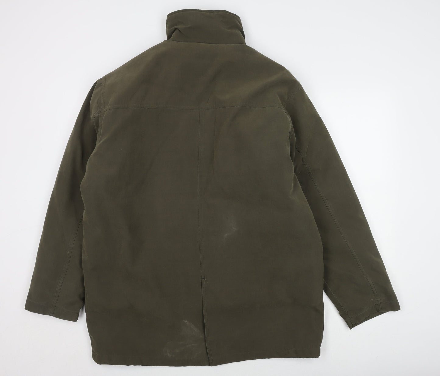 Farah Weekend Men's Green Mid-Length Jacket M