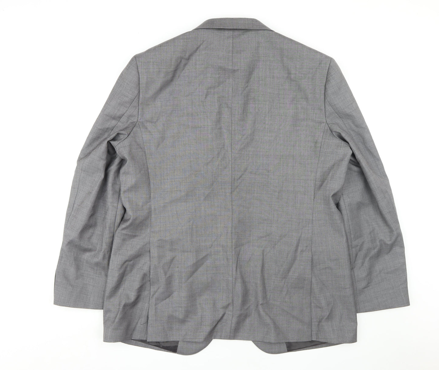 Marks & Spencer Men's Grey Wool Blazer 46 Long