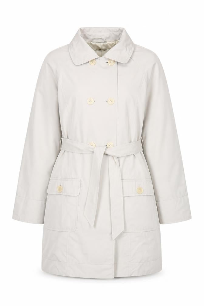 Linea Women's Beige Trench Coat Size 14