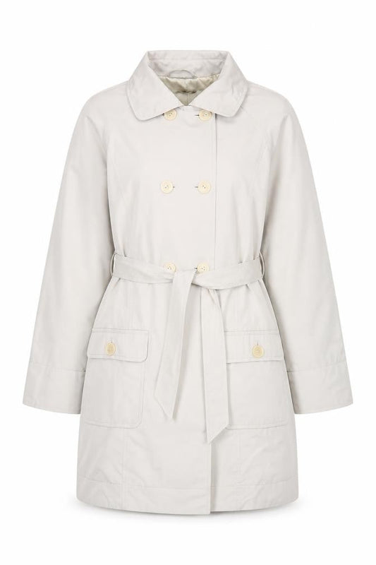 Linea Women's Beige Trench Coat Size 14